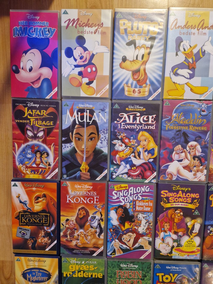 Animation, VHS DISNEY FILM