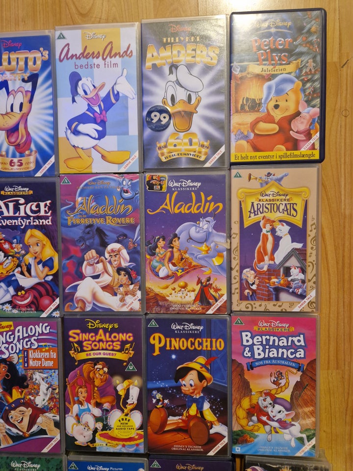 Animation, VHS DISNEY FILM