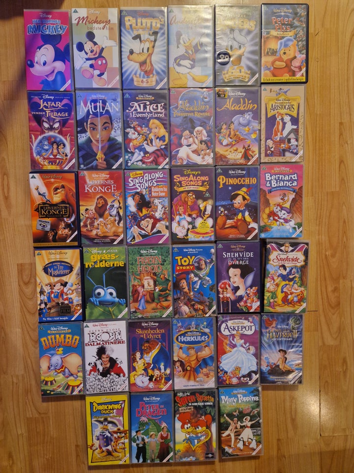 Animation, VHS DISNEY FILM