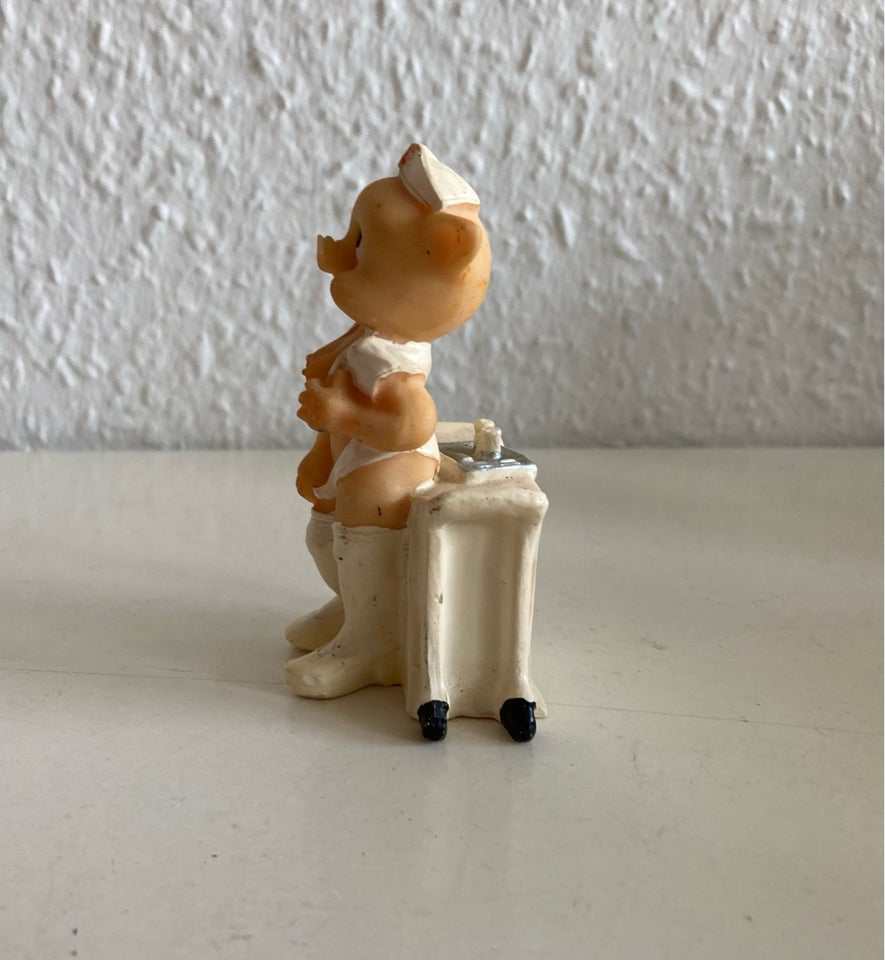 Mini skulptur med gris