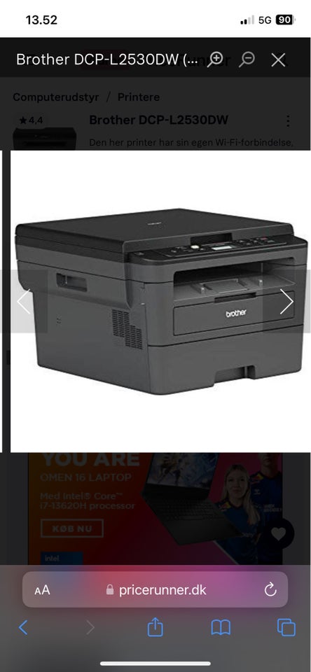 Laserprinter, Brother, DCP -