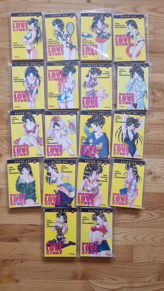 Manga Love Story 1-18 dansk