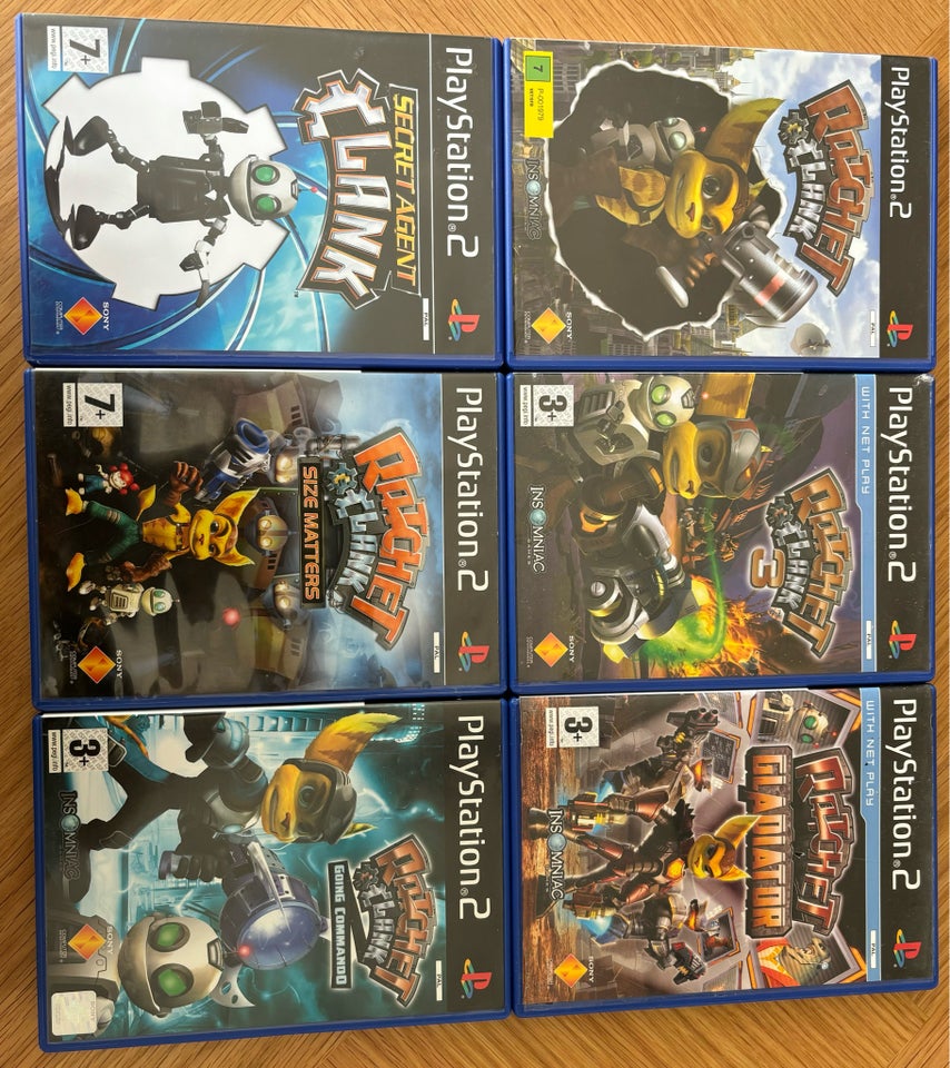 Ratchet  Clank Spil PS2