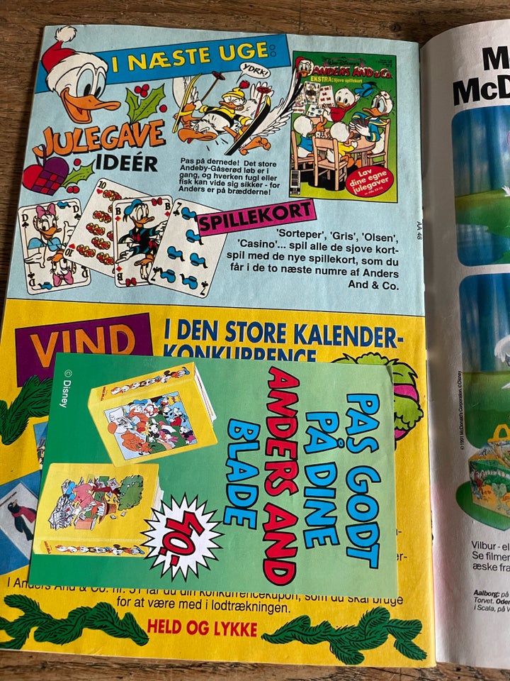 Anders And 1991 nr. 48 inkl. alle