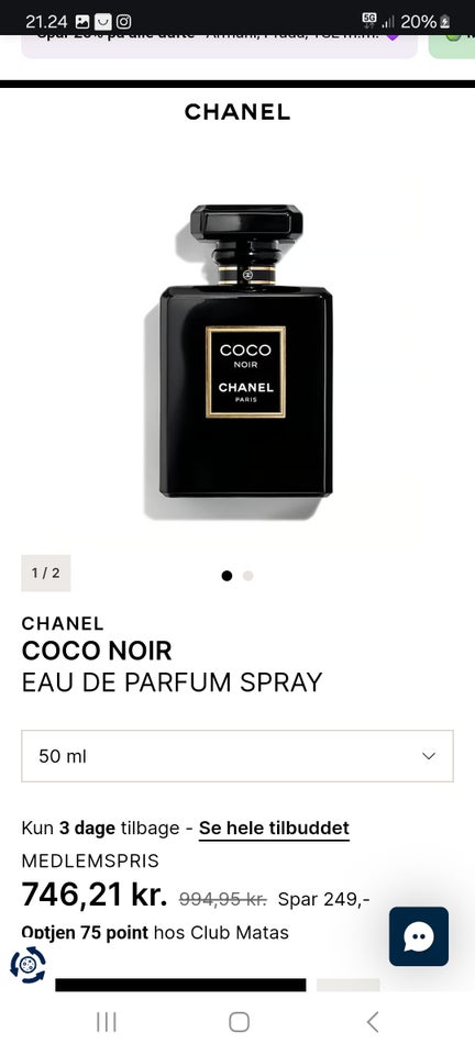 Dameparfume, Eau de Parfum , Chanel