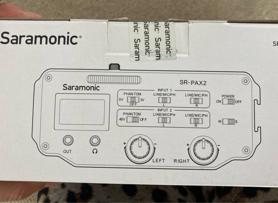 Audio mixer, Saramonic, SR-Pax2