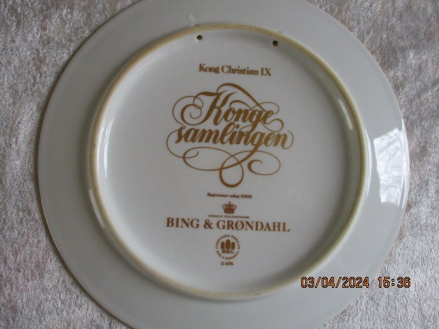 Platter, Kongesamlingen