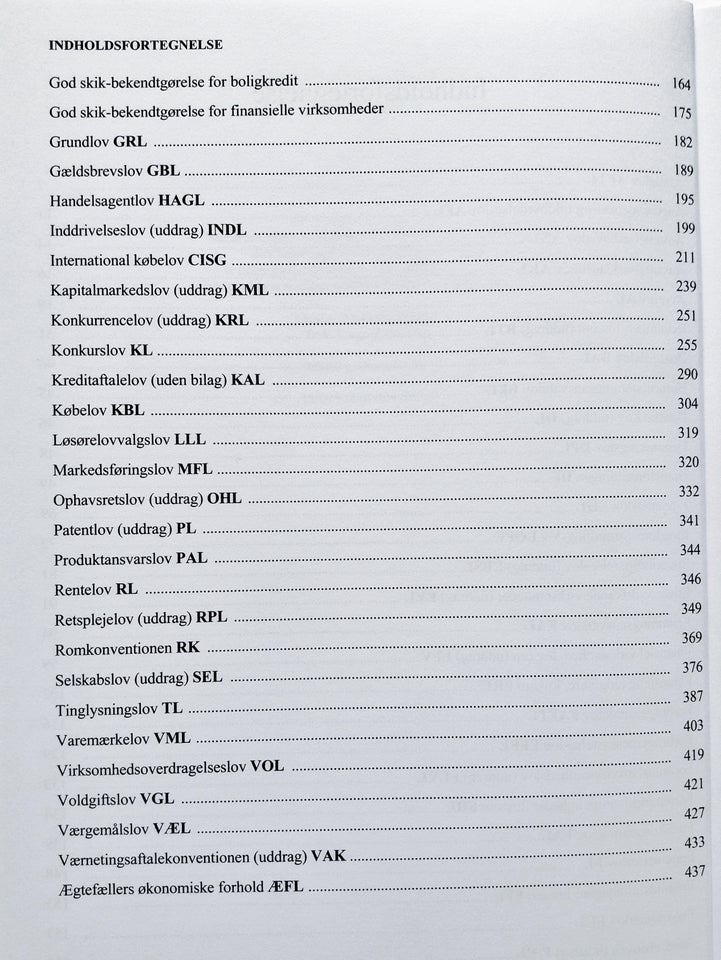 Erhvervsret – Lovsamling 2021,