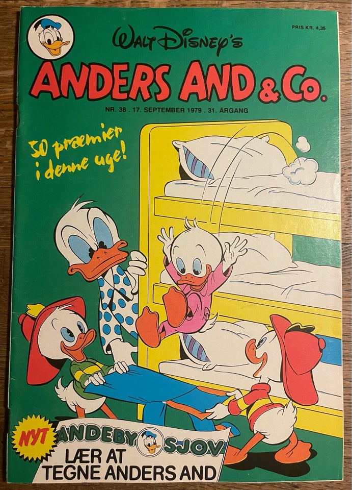 Anders And 1979 nr. 38 inkl. indlæg,