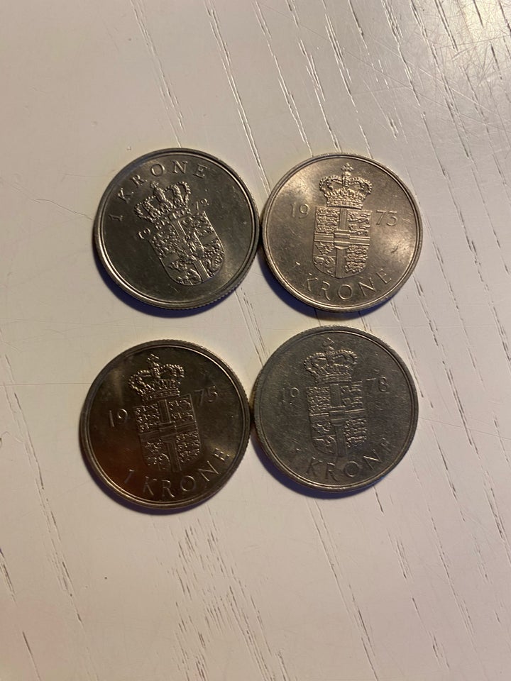 Danmark, mønter, 1 kr