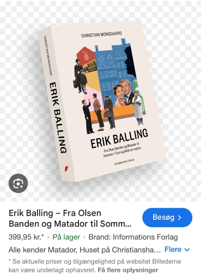 Erik Balling , Monggaard, emne: