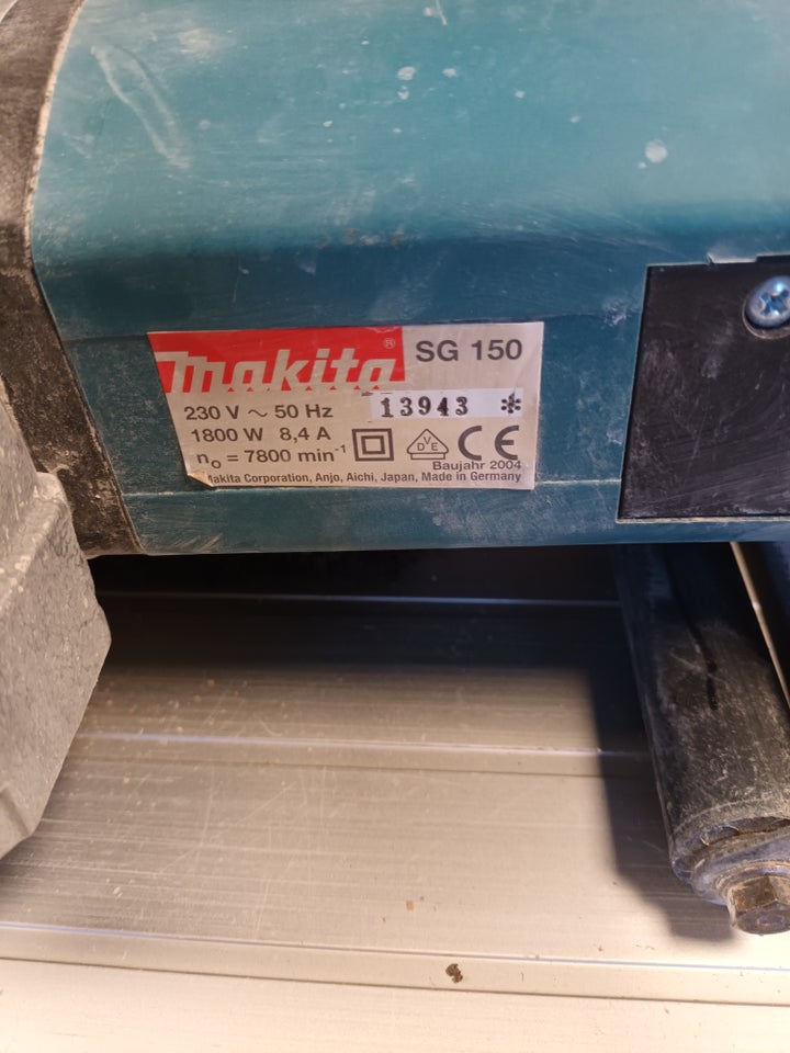 Rillefræser, Makita sg150