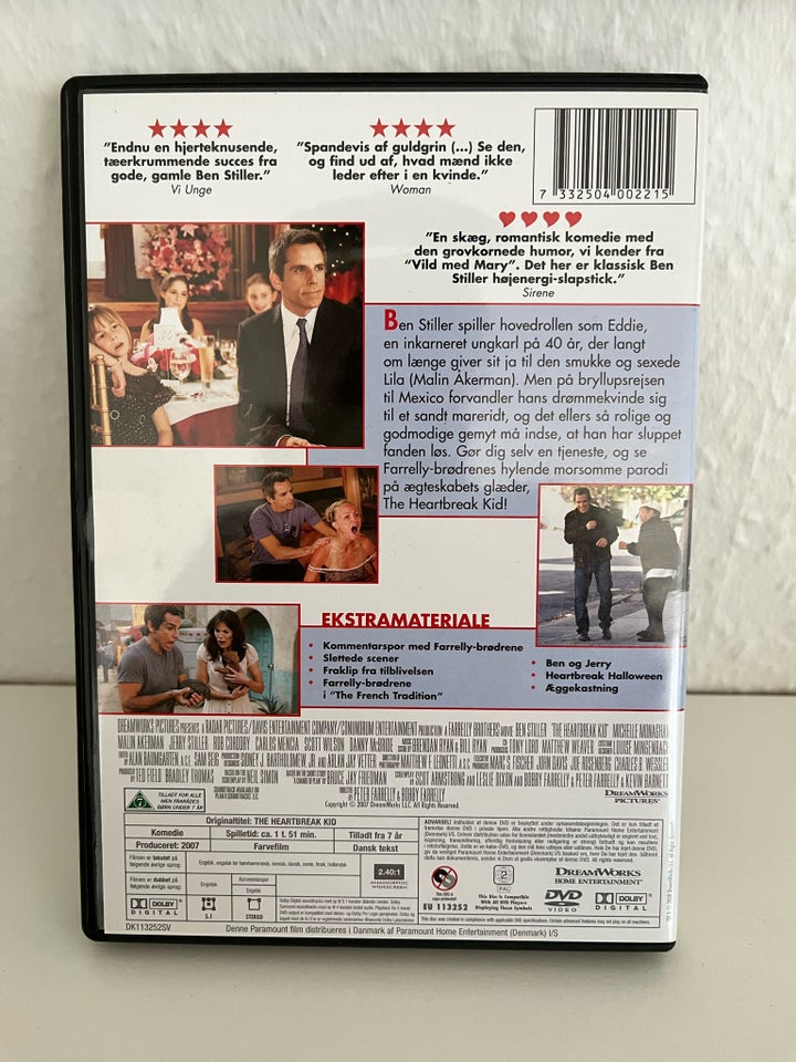 The Heartbreak Kid DVD komedie