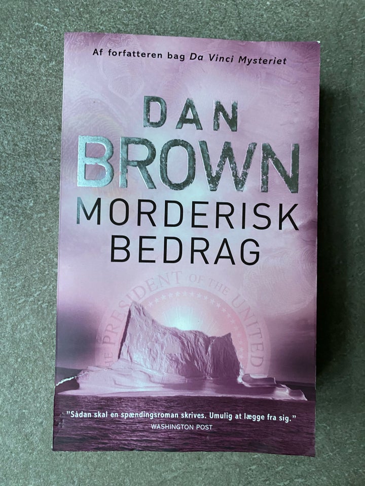 Morderisk bedrag, Dan Brown,