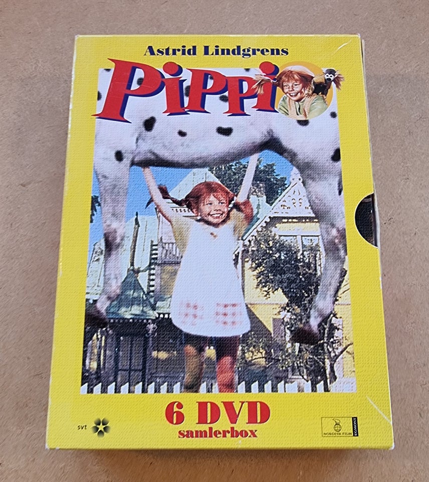 Pippi - boks med 6 dvd, DVD, andet