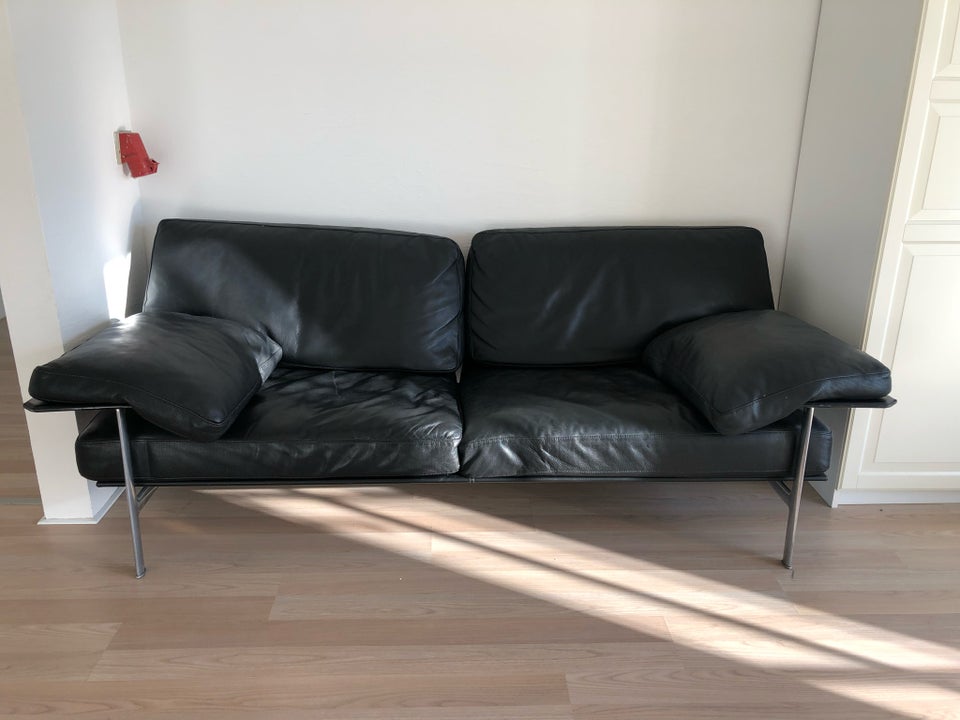 Sofa, læder, 2 pers.