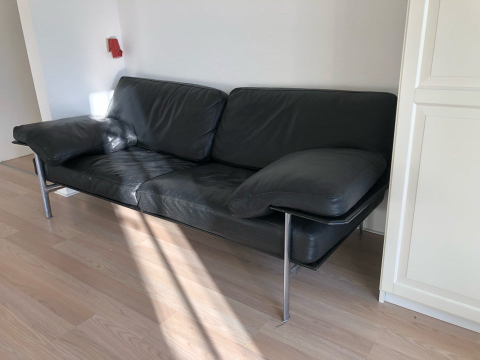 Sofa, læder, 2 pers.