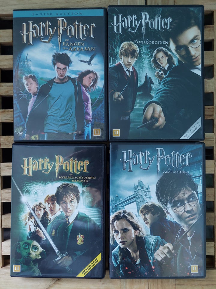 HARRY POTTER, DVD, eventyr