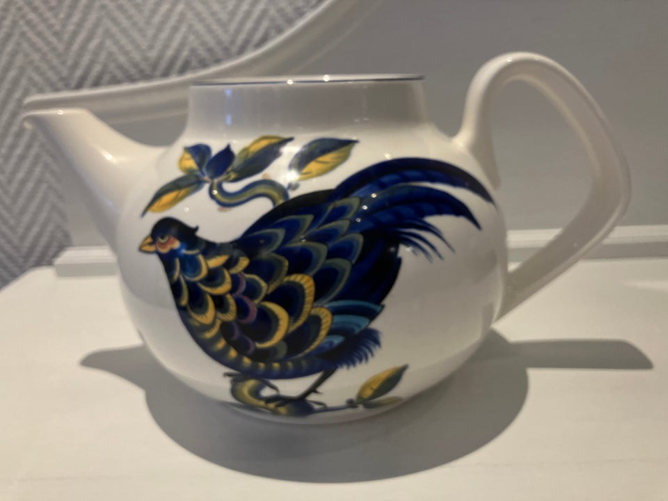 Porcelæn tekande Blue Pheasant