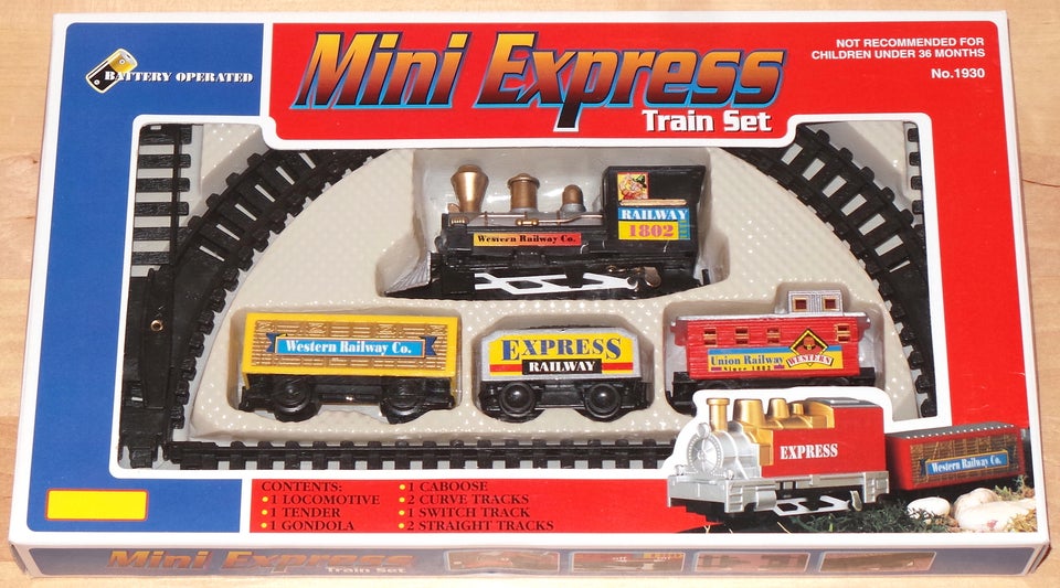 Mini Express Train Set - mini tog,