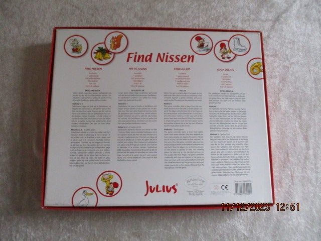 Find Nissen, Familiespil,