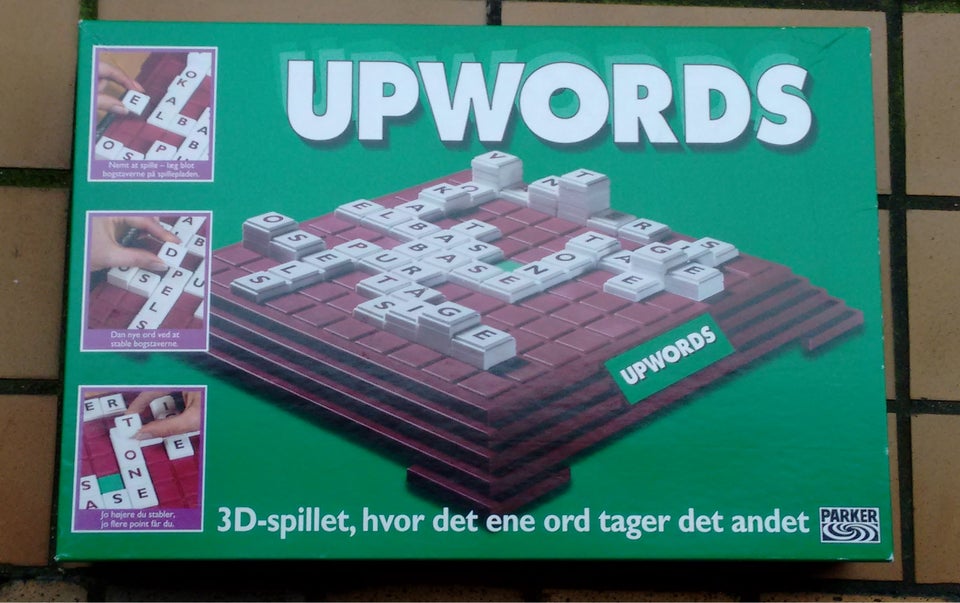 Upwords Brætspil - Scrabble,