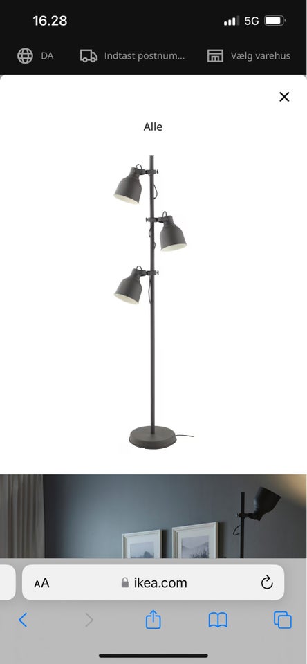 Gulvlampe, Ikea