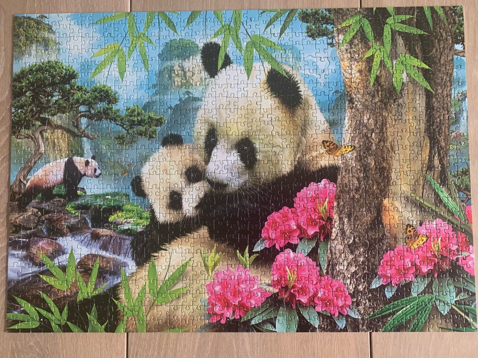 Panda, 1000 brikker, puslespil