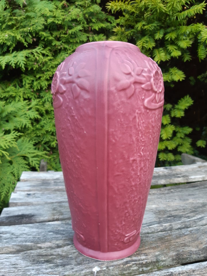 Keramik, Høj vase, Art Nouveau