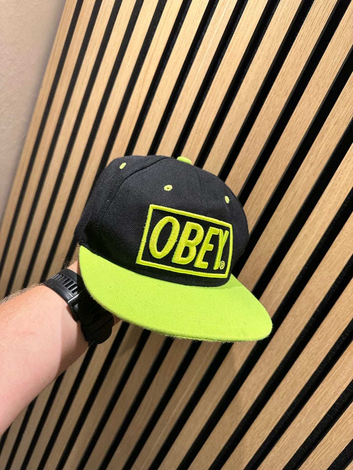 Kasket OBEY Sort/Grøn