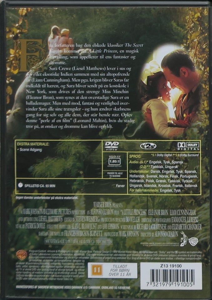 A little Princess, DVD, eventyr