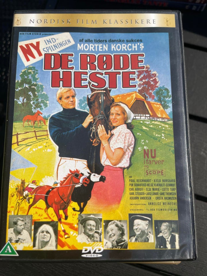 De røde heste DVD familiefilm