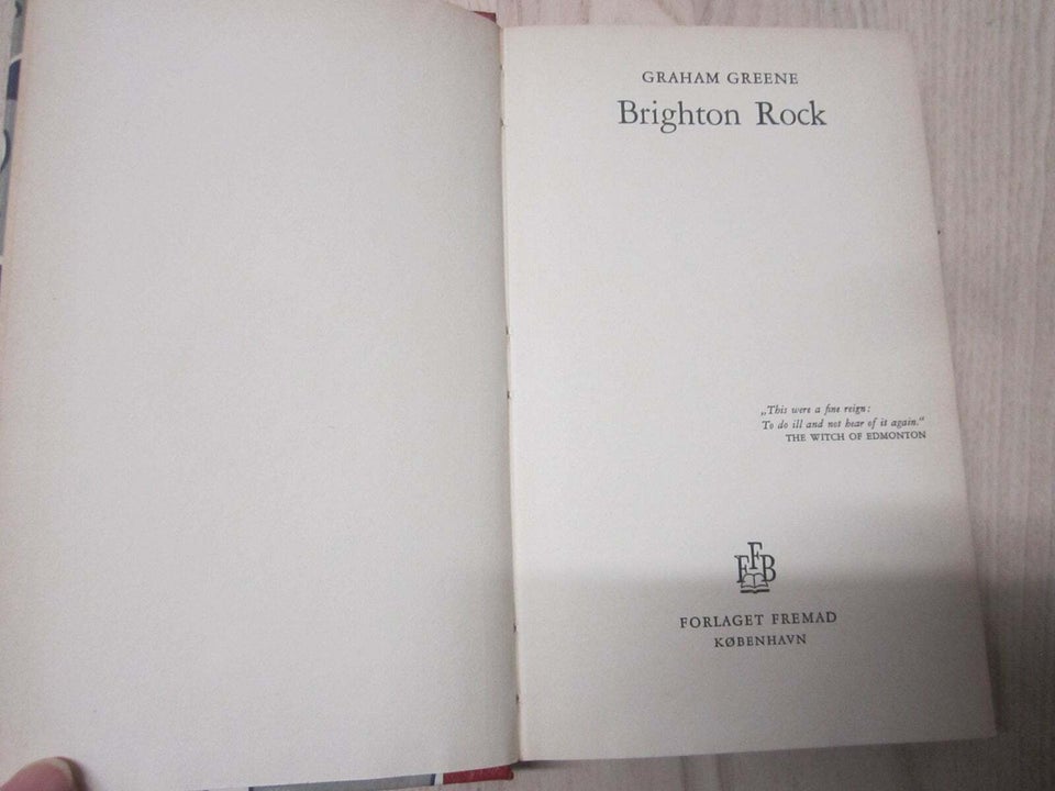 Brighton Rock, Graham Greene,