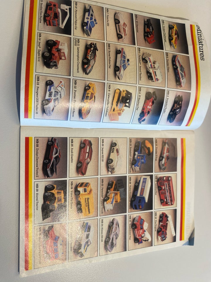 Modelbil, Matchbox katalog 1987