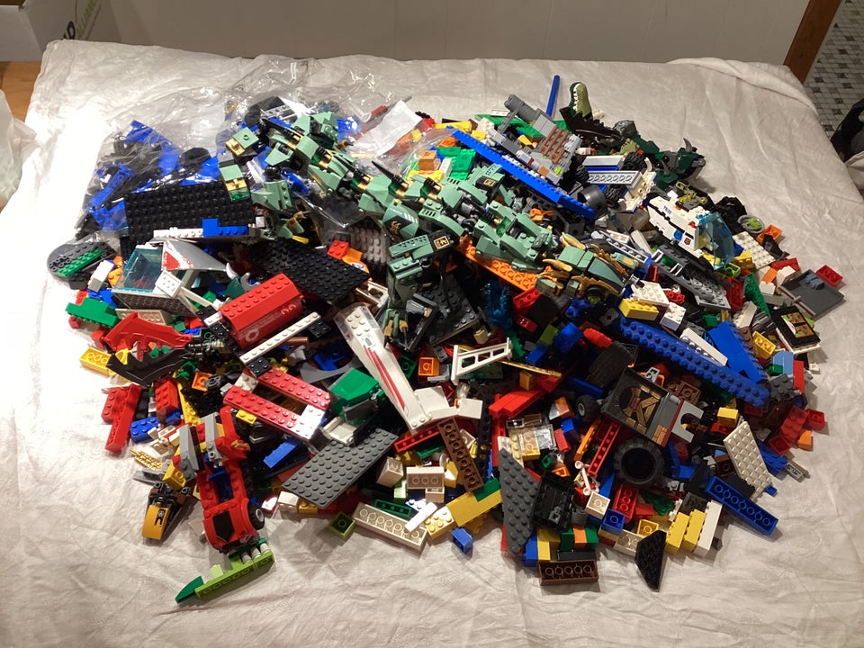 Lego blandet, 8,2 kilo blandet lego