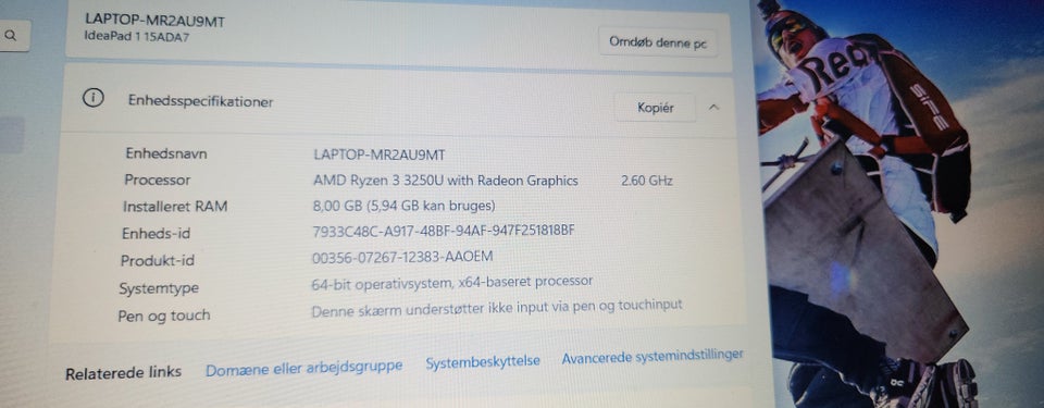 Lenovo Ideapad 1, 2.6 GHz, 8 GB ram