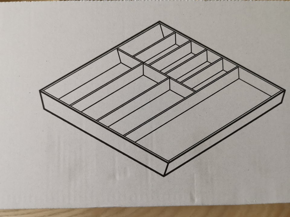 Skuffe indsats til køkkenskuffe