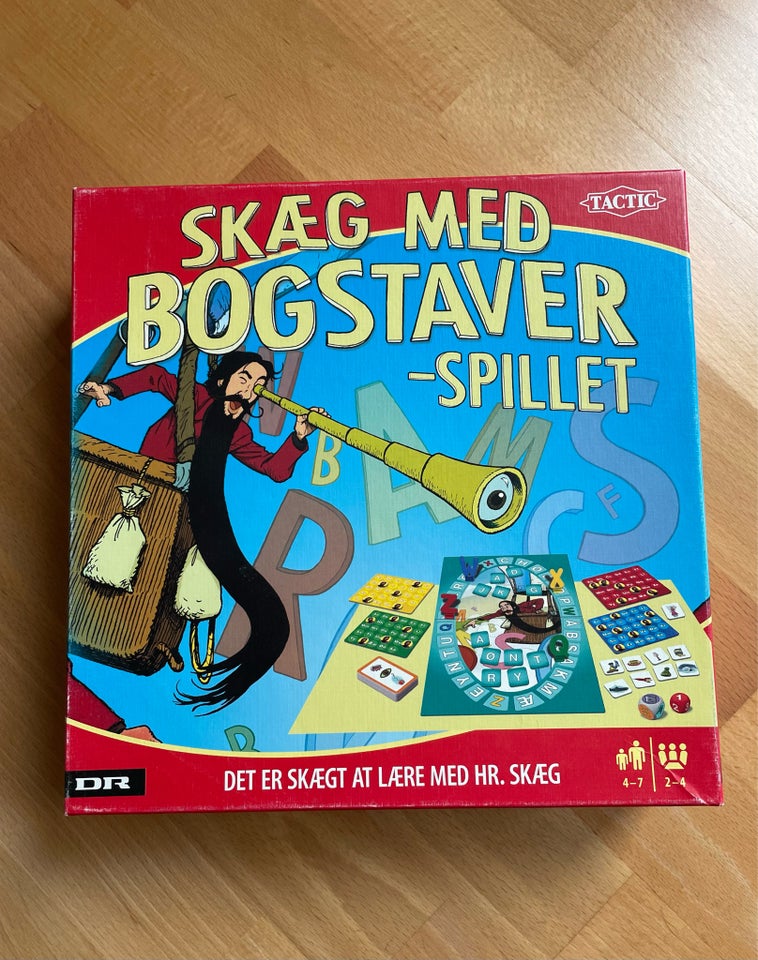 Bogstaver spillet med hr. skæg,