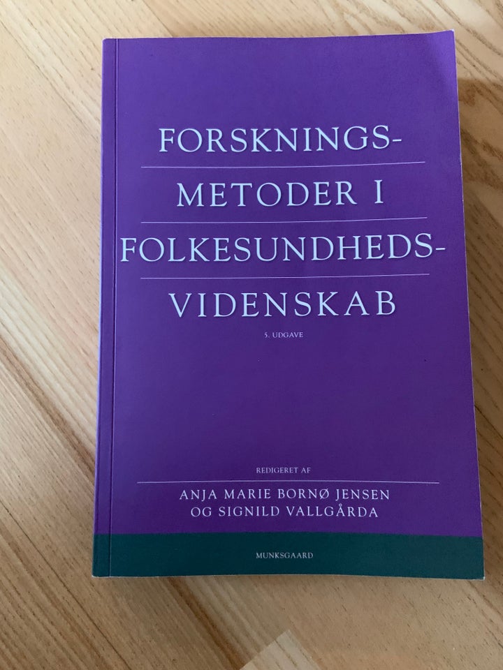 Forskningsmetode i folkesundhed,