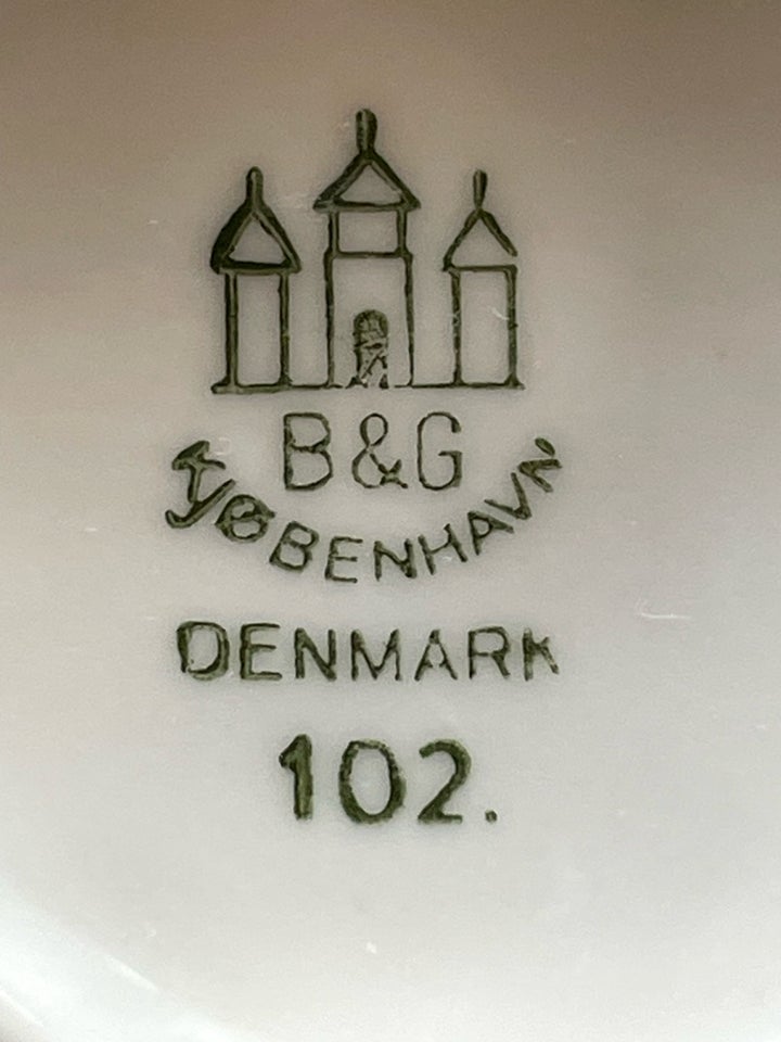 Porcelæn, BG stel - tallerkner,