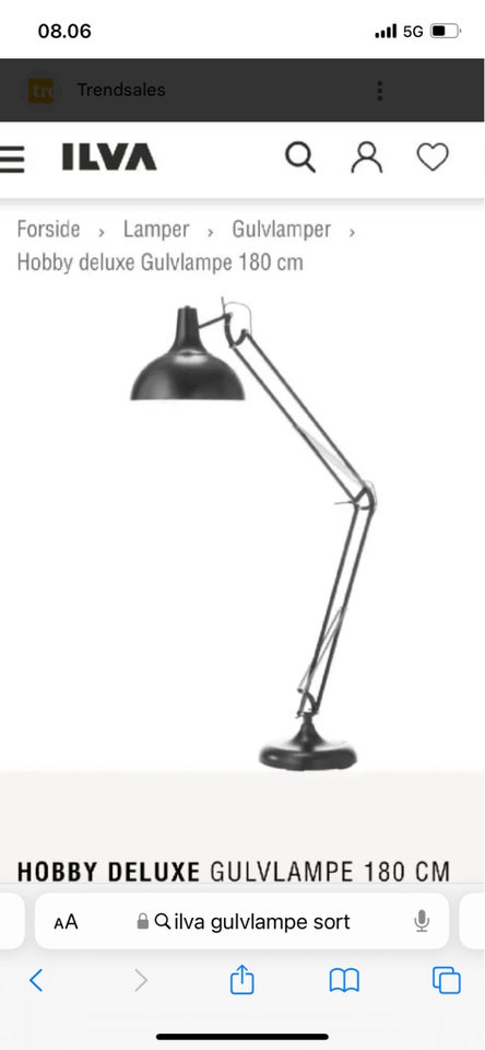 Gulvlampe ILVA