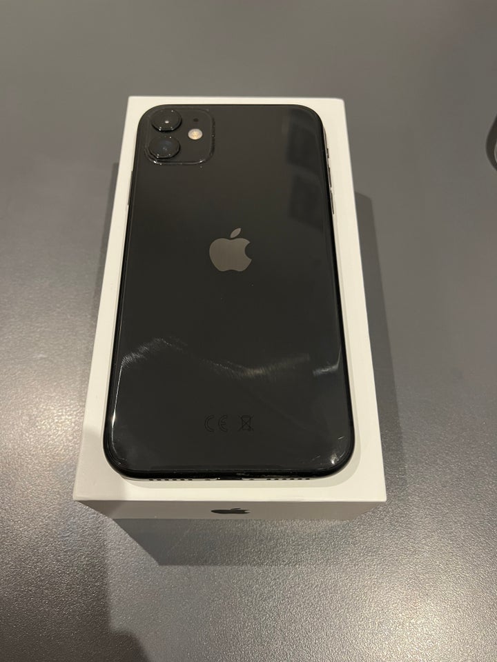 iPhone 11, 64 GB, sort