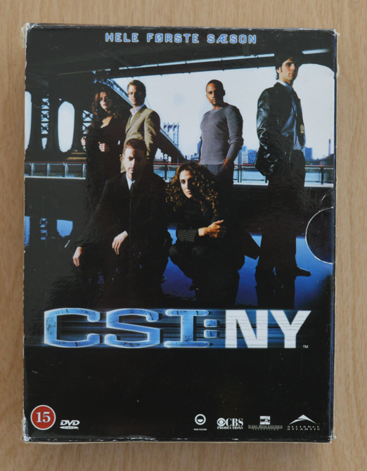 CSI Ny season 1, DVD, TV-serier