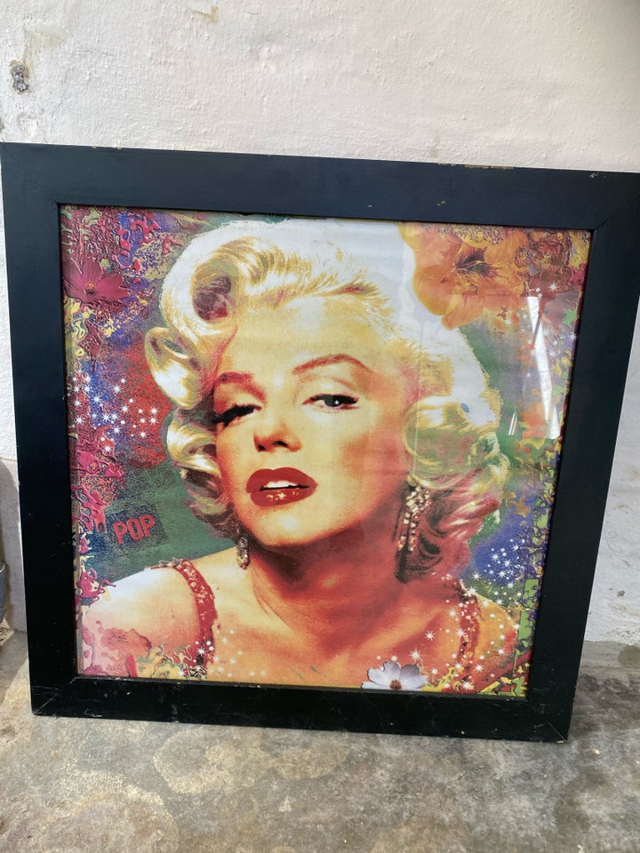 Plakat inkl ramme motiv: Marilyn