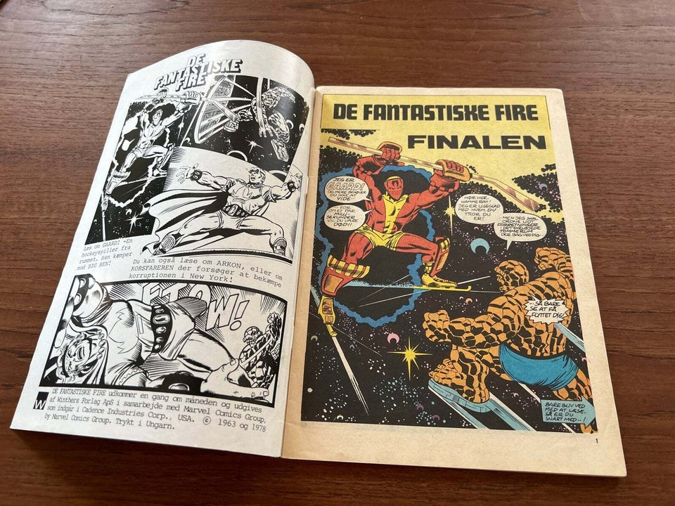 Fantastiske fire 6 1978, Marvel