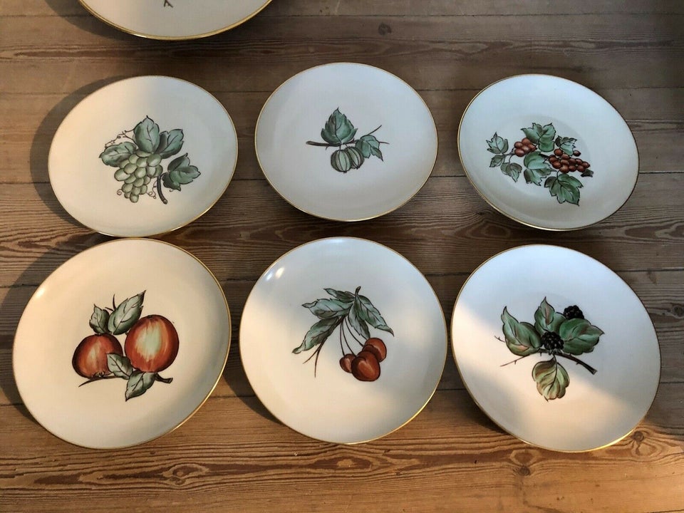 Porcelæn Frugttallerkner og