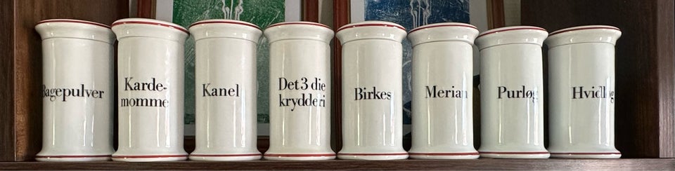 Porcelæn Krydderikrukker Bing