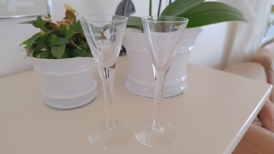 Glas Snapseglas Aalborg Akvavit