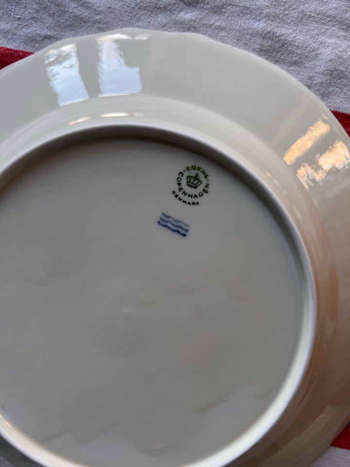 Porcelæn, 4 dybe tallerkner, Royal