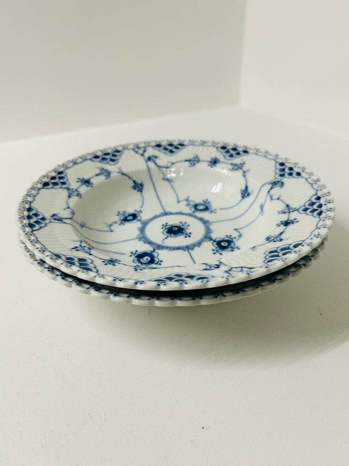 Porcelæn Musselmalet Helblonde